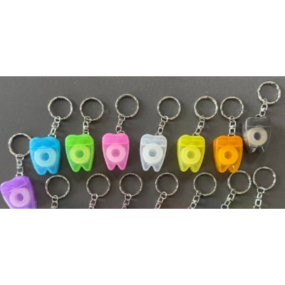 9873 KEYCHAIN DENTAL FLOSS