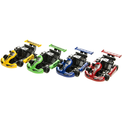 3338 GO-CART 4ASS COL BOX DB °