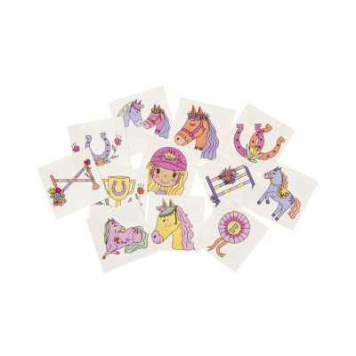 8485 12PCS TATTOO, HORSE DB °