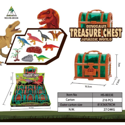 9478 DINOSAUR TREASURE CHEST