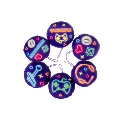 1884 PLUSH, SUPER SOFT, GAMER ASSORTMENT