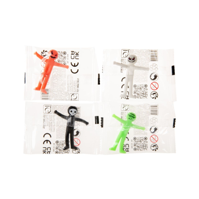 9605 STRETCHY SMILE FACE FIGURE S, HALLOWEEN