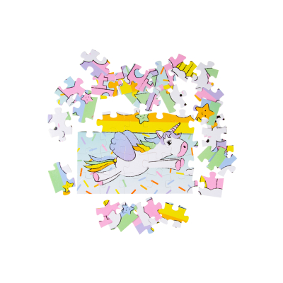 7300 48PCS PUZZLE UNICORN °°