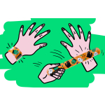 4295 SLAP BRACELET HALLOWEEN