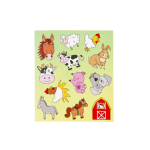 8551 STICKERS, FARM ANIMALS DB °°