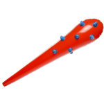 4737 INFLATABLE BAT RED-BLACK-BLUE °°