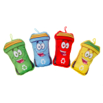 1933 PLUSH, SUPER SOFT, GARBAGE BIN 4ASS °°°