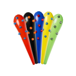4737 INFLATABLE BAT RED-BLACK-BLUE °°