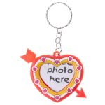 9976 KEYCHAIN PHOTO FRAME HEART SHAPE °°