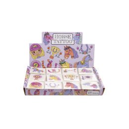 8485 12PCS TATTOO, HORSE DB °