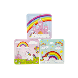 7358 3ASS PAPER PUZZLE UNICORN