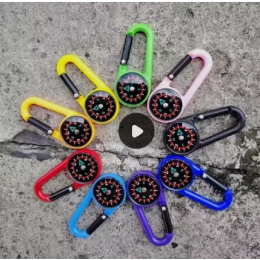 9878 KEYCHAIN BONANZA WITH COMPASS